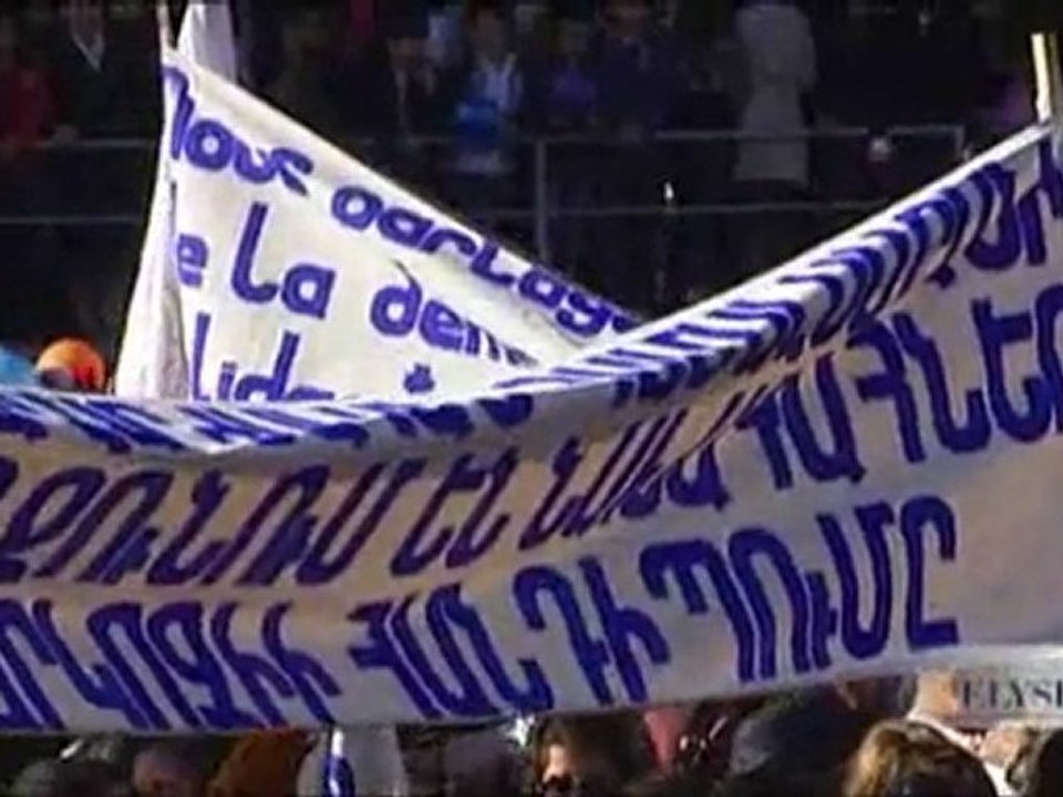 Discours de N. Sarkozy sur la Place de France à Erevan (Arménie)
