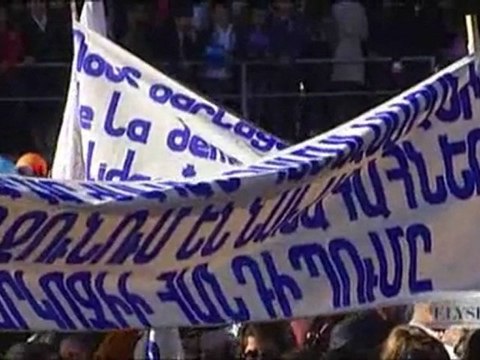 Discours de N. Sarkozy sur la Place de France à Erevan (Arménie)