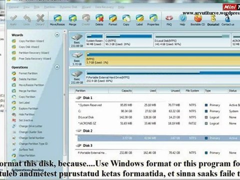 Repair Hard Drive errors or Completely Erase a Hard Disk Drive before sell it