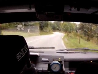 Rallye des bauges 2011 embarquée nicolas Ginet Es 5