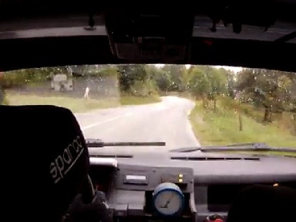 Rallye des bauges 2011 embarquée nicolas Ginet Es 5