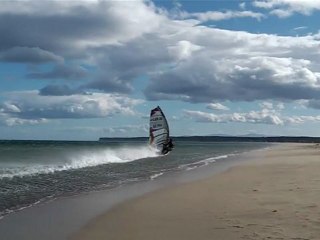 Windsurf à Leucate Méditerranée. Une vidéo d'un internaute: Damien Nico