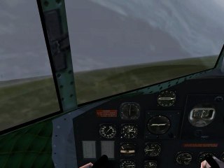 Atterrissage à Romans saint Paul LFHE météo réelle