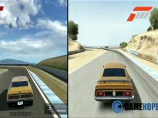 Comparatif Forza 4/GT5 - Ford Mustang à Laguna Seca