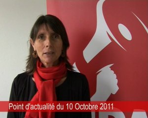 NPA: point d'actualité du 10 octobre 2011