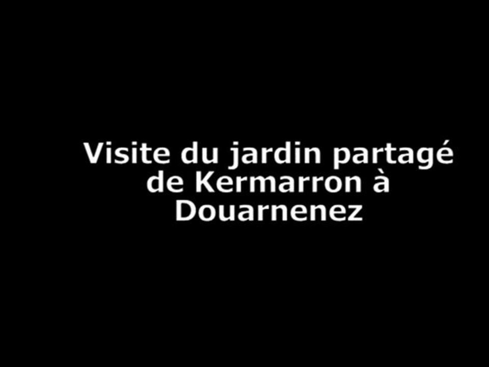 Visite du jardin partagé de Kermarron à Douarnenez