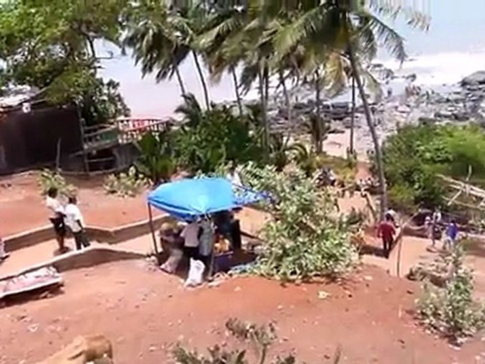 Seashore of Anjuna Beach, Goa