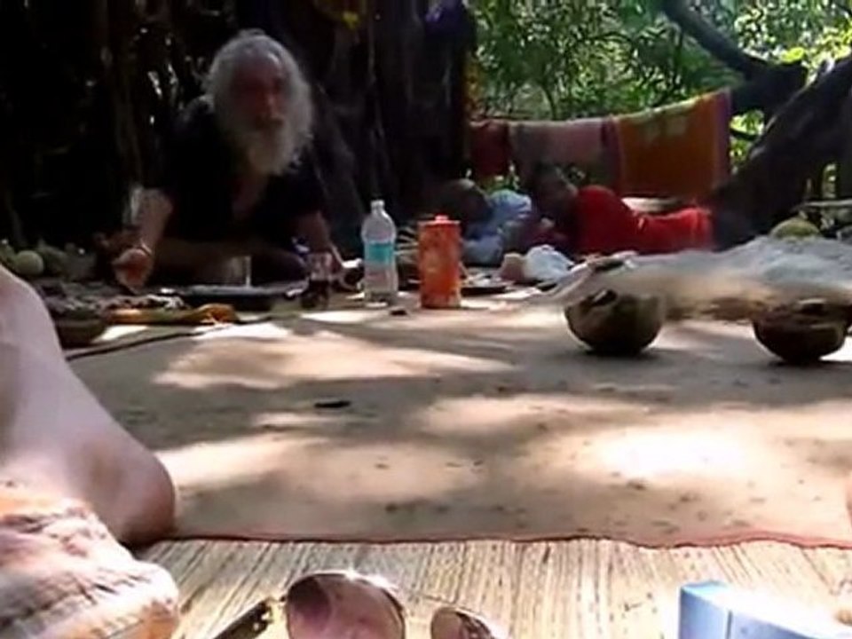 Drunk Guru in the Jungle near Arambol Goa