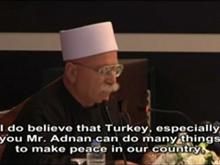 Sheikh Yusuf Hirbawi's speech at the joint press conference with Mr. Adnan Oktar (May 12nd, 2011, Istanbul)