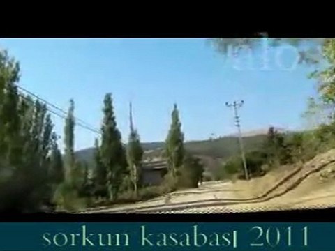 konya bozkır sorkun kasabası .görüntü
