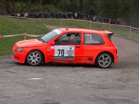 rallye des bauges 2011 passage en glisse clio williams