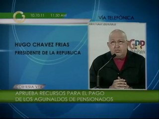 Chávez anuncia misión para el adulto mayor