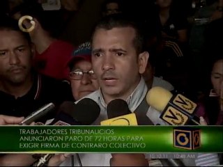 Trabajadores tribunalicios mantienen paro
