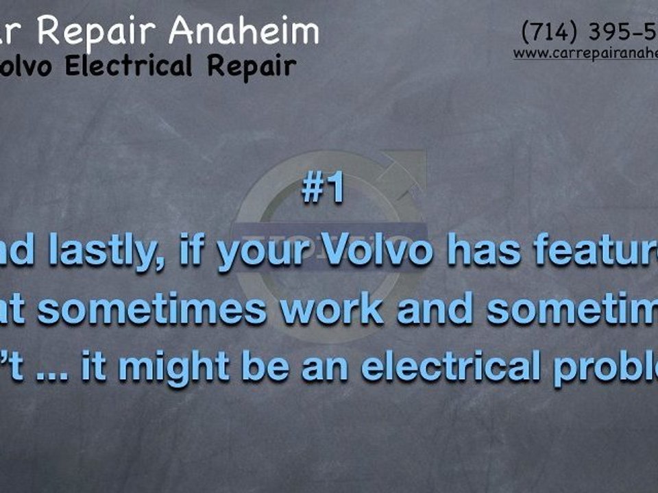Volvo Electrical Repair Anaheim | Volvo Check Engine Light Repairs