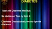 DIABETES MELLITUS TIPO I Y TIPO II (NUTRICION Y SALUD)