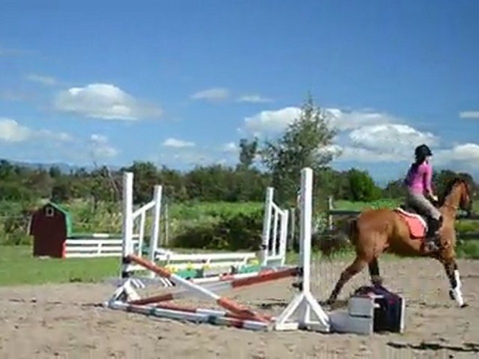 saut sans etrier avec Riffel :P