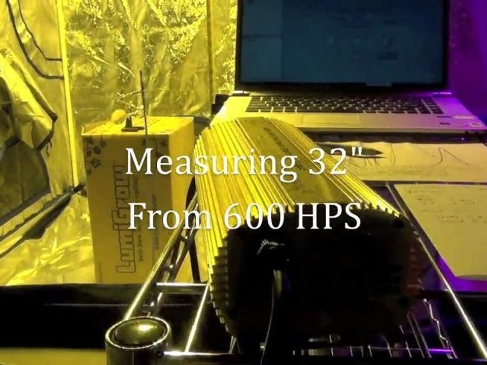 LED Grow Light Testing - Compared to a 400 & 600 Watt HPS LED Grow Lights GrowRoom