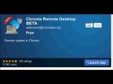 Remotely access another computer using Google Chrome Remote Desktop extension