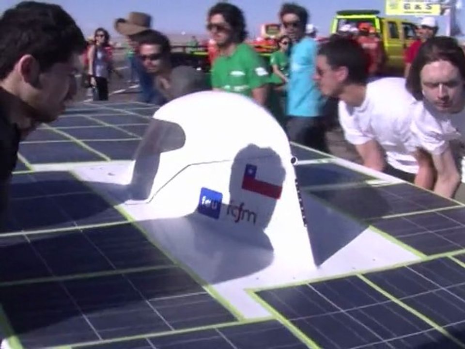 Flitzer unter sengender sonne