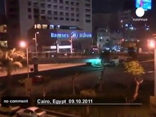 Clashes between Egyptian Christians and police - no comment