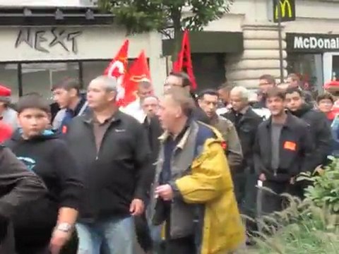 Valenciennes : 400 manifestants ce mardi 11 octobre