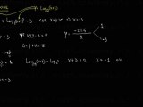 Equazioni Logaritmiche con metodo di sostituzione