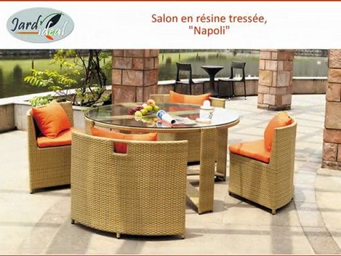 Mobilier en résine tressée - Coin repas