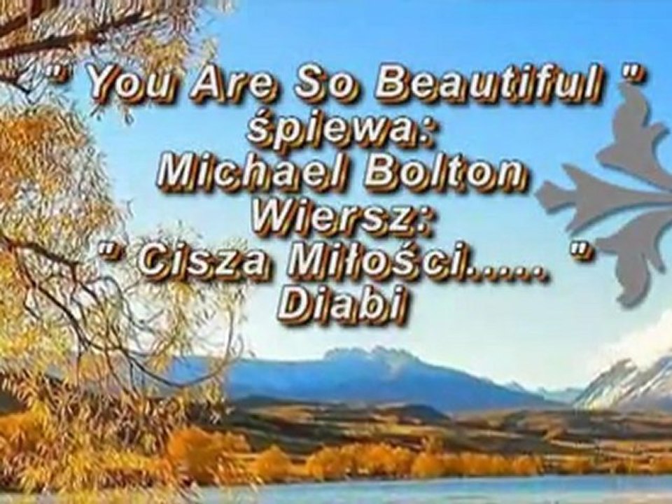 You are so beaitiful