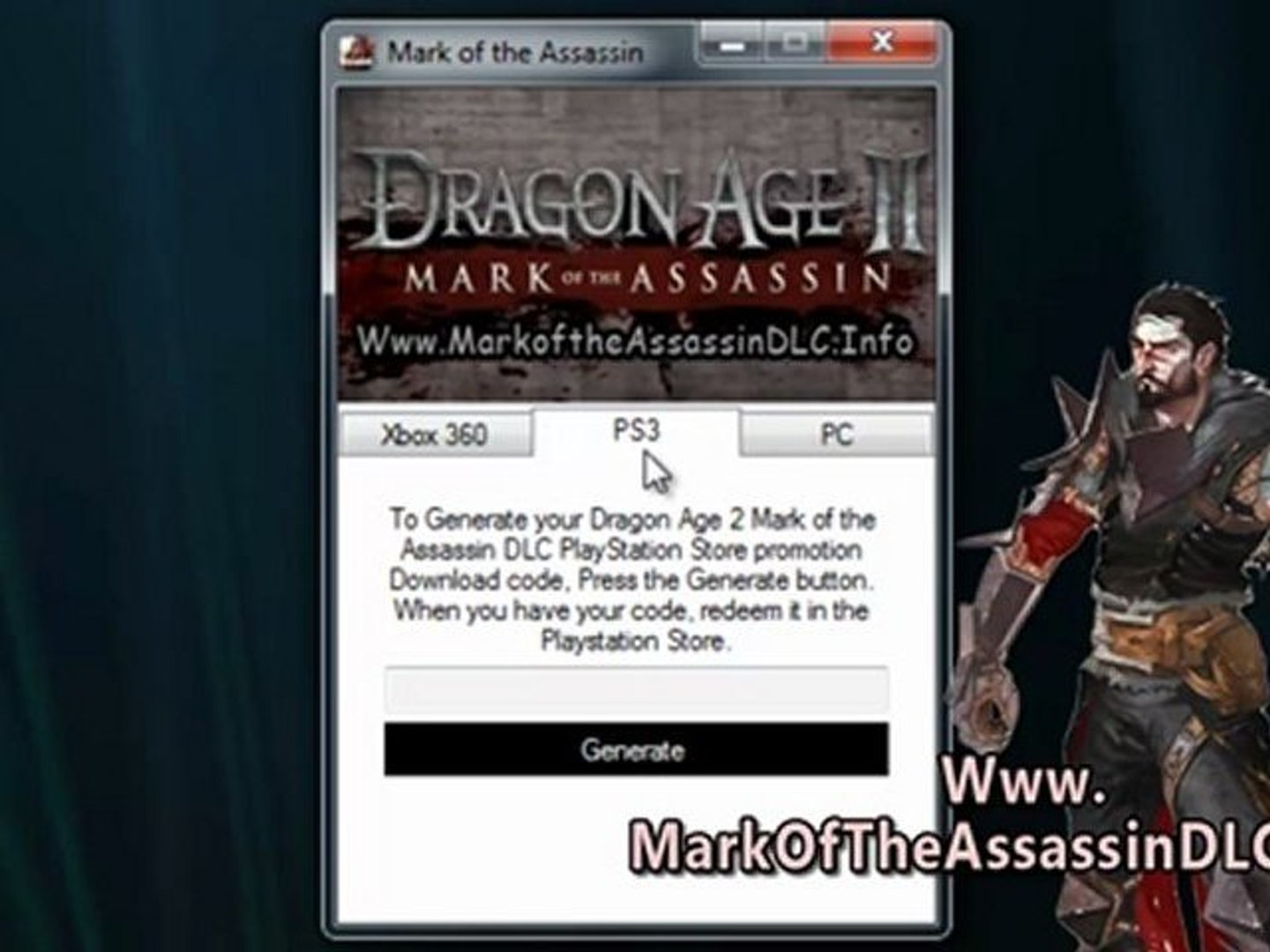 Leaked Dragon Age 2 Mark of the Assassin DLC Codes - Download Free - video  Dailymotion