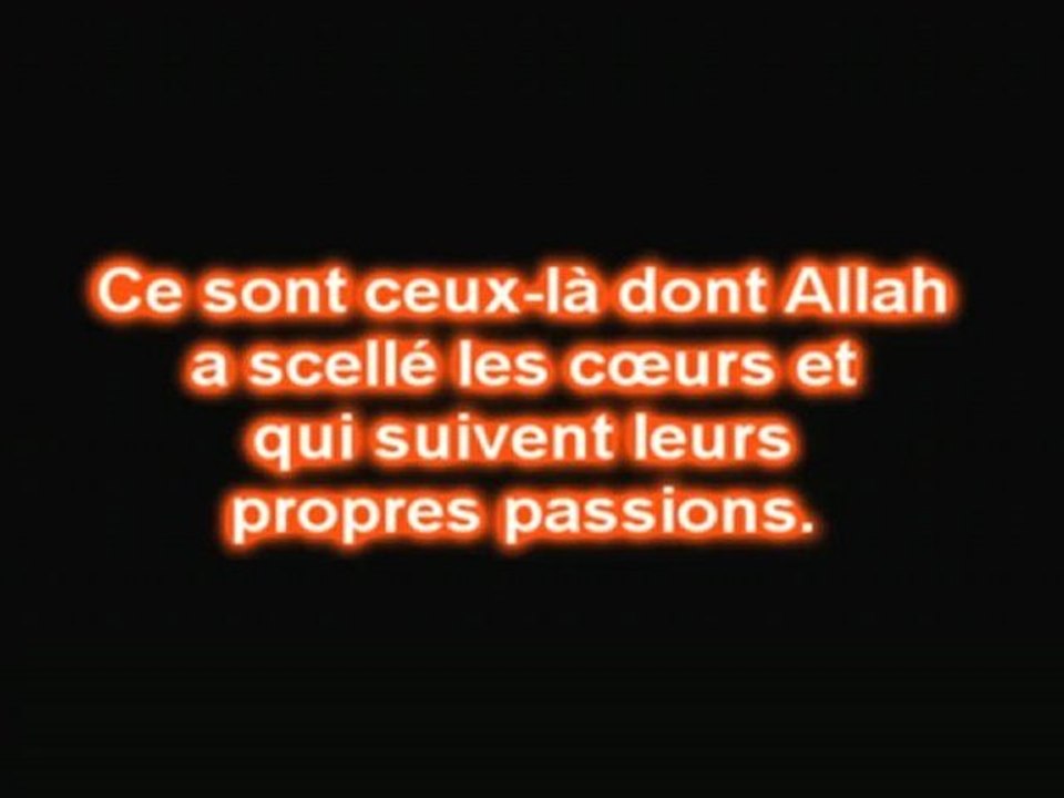 Insultes envers le  Prophète_Cheikh Fawzan+Sourate 47