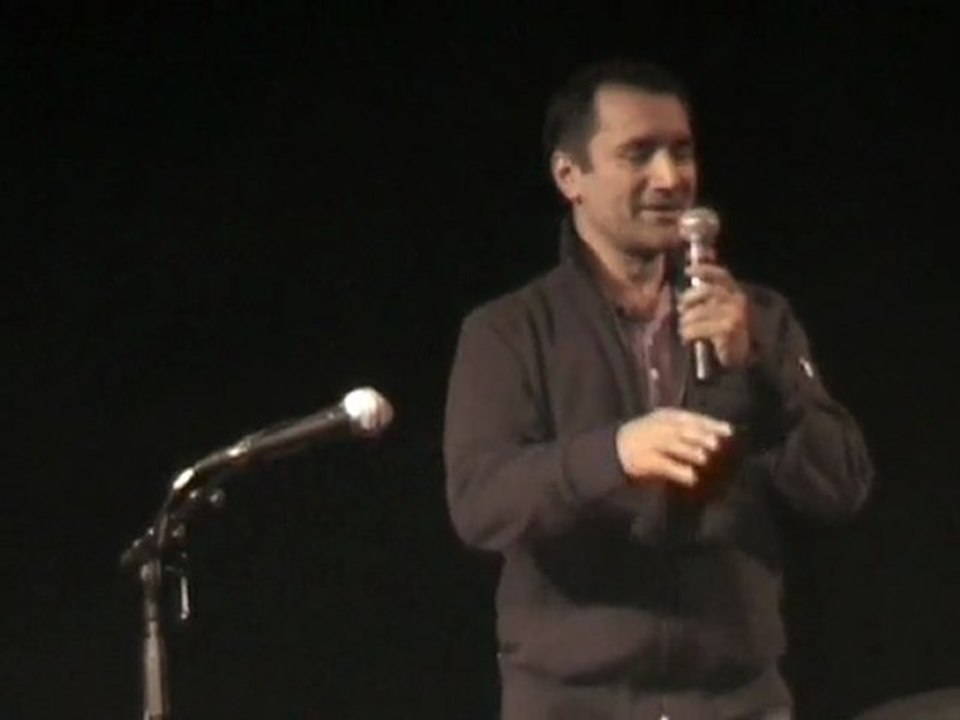 Gabi Mouesca lors des 75 ans  de Jacques Gaillot