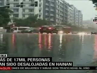 Lluvias torrenciales afectan provincia de Longquan