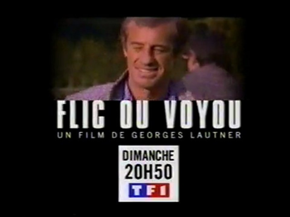 Bande Annonce  Du Film Flic Ou Voyou Decembre 1998 TF1