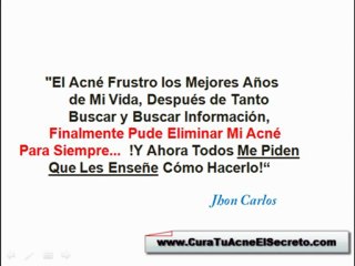 Como Eliminar el Acne de la Cara