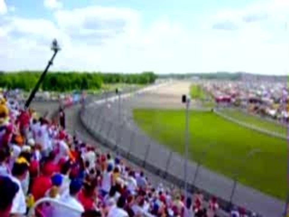 Nascar Race at Michigan Turn 3-4