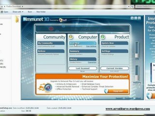 Free real time antivirus Immunet Protect review ENG and EST language