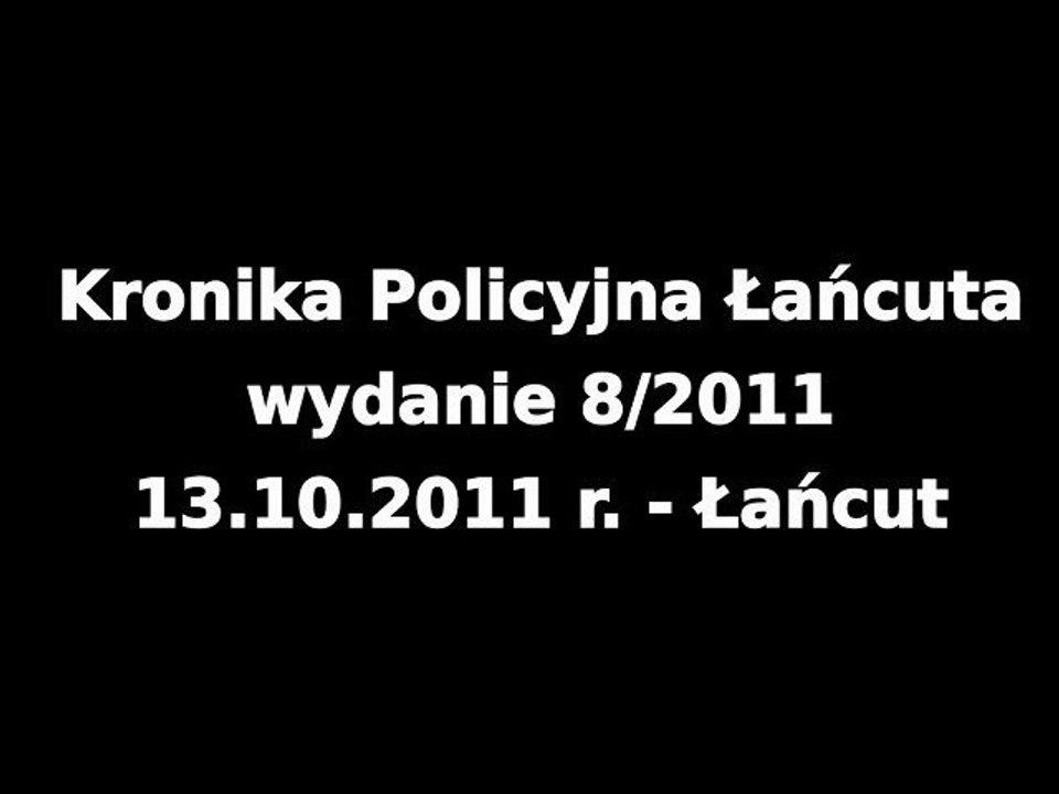 Kronika Kryminalna Łańcuta - wydanie 8