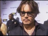 Johnny Depp in LA for premiere of The Rum Diary