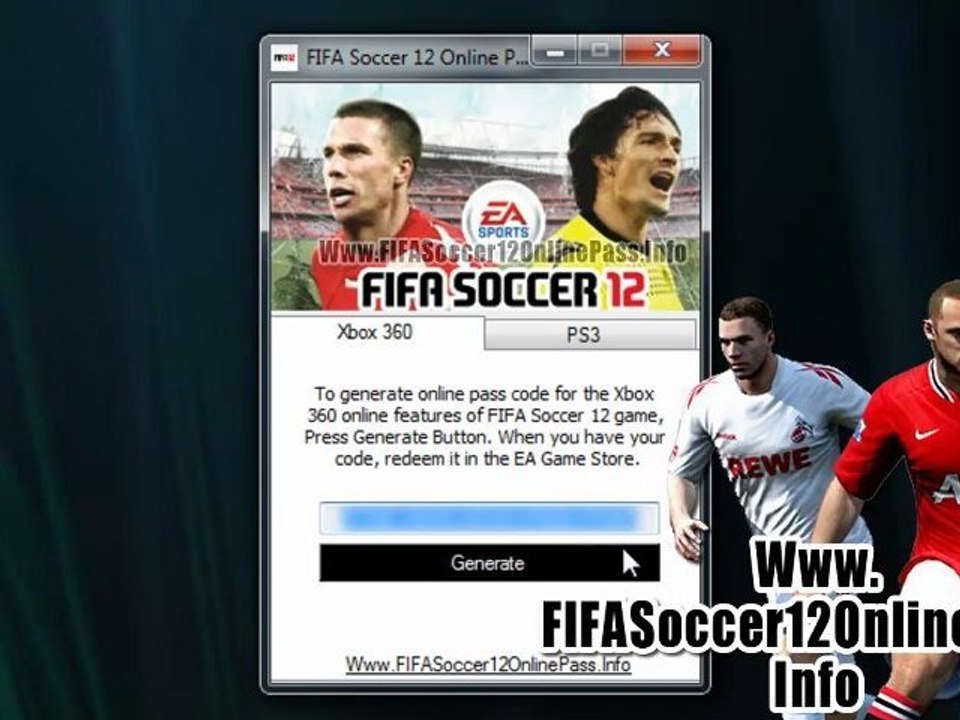 How to unlock FIFA Soccer 12 Online Pass Free! - Xbox 360 - PS3
