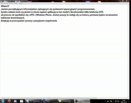 HTC 7 MOZART WINDOWS PHONE