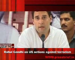 Rahul Gandhi on US actions against terrorism