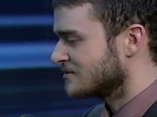 Justin Timberlake at the Brits