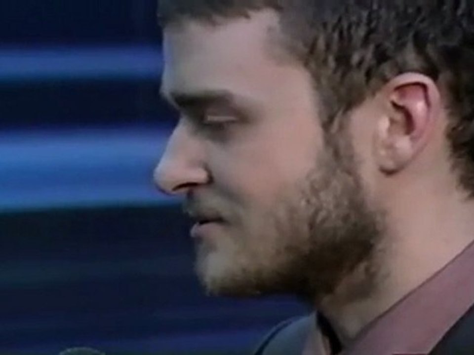 Justin Timberlake at the Brits