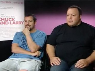 Adam Sandler and Kevin James talk Chuck And Larry