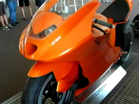 ecosse spirit es1 motorcycle unveiled at laguna seca motogp video dailymotion
