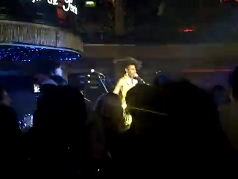 The Noisettes performing at Cafe de Paris