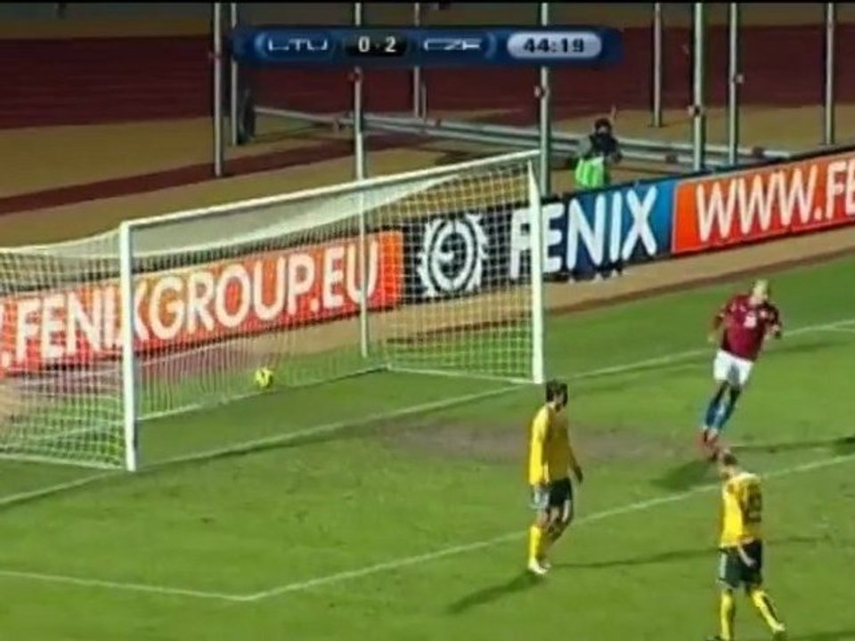 Euro 2012 - Lituania 1-4 Rep. Ceca, gruppo I