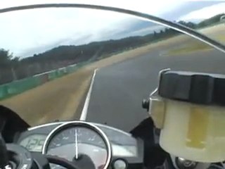Onboard the Yamaha R6 at Sugo, Japan