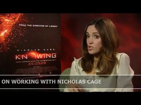 Rose Byrne talks Knowing