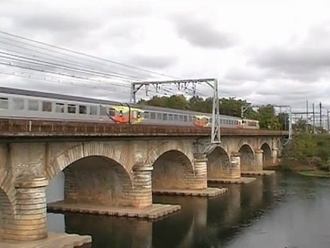 Train de pélerins à Coutras le 9-10-2011